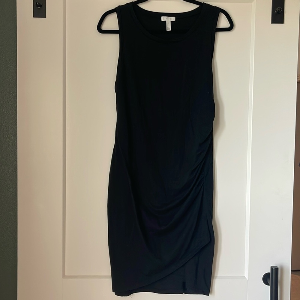 Black cotton dress